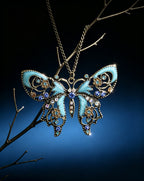 Hollowed-Out Butterfly Necklace
