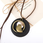 Wooden Bird Pendant Necklace