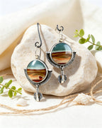 National Style Lustrous Earrings