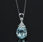 Diamond-Studded Colored Gemstone Necklace