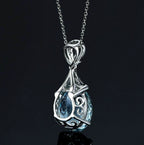 Diamond-Studded Colored Gemstone Necklace