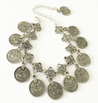 DIY Vintage-style Coin Anklet