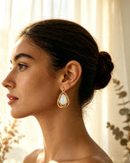 Opal Teardrop Earrings