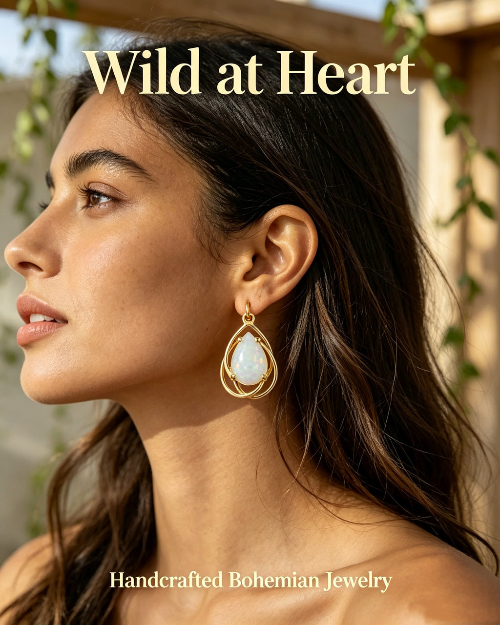 Opal Teardrop Earrings