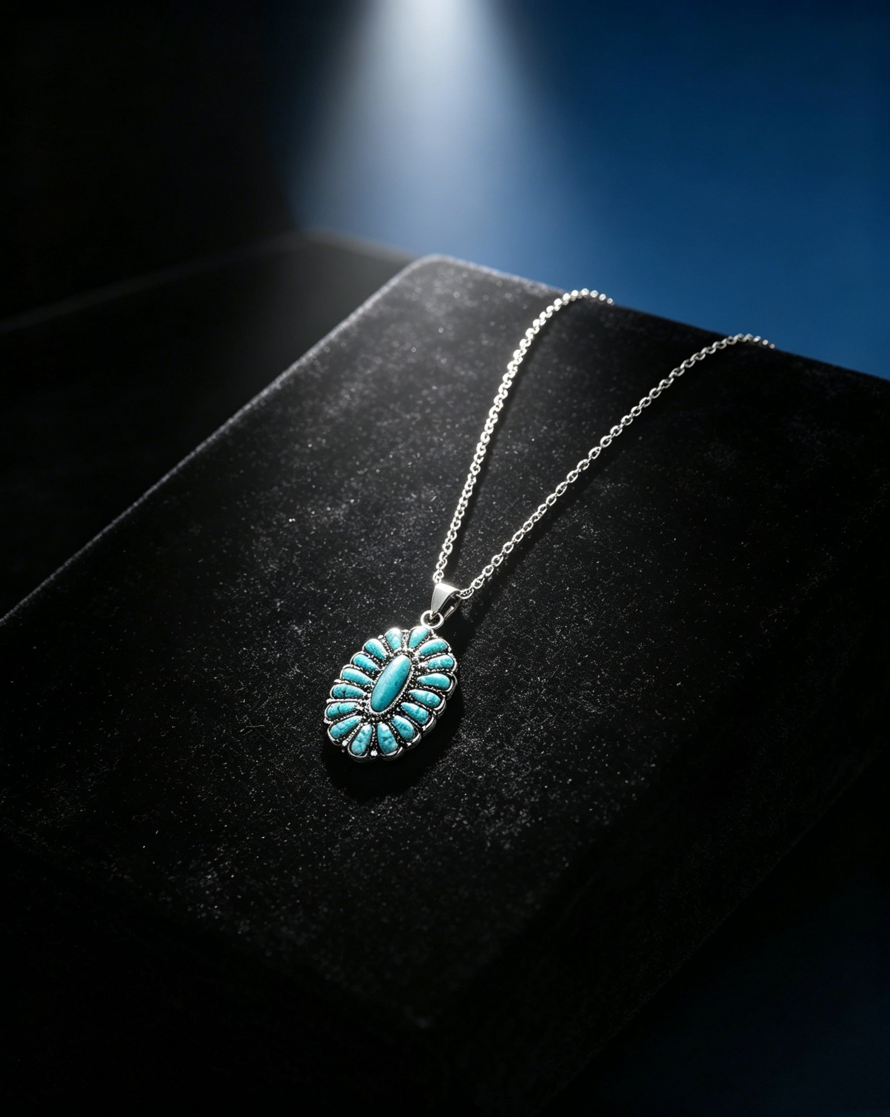 National Style Turquoise Necklace
