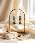 S925 Vintage Turquoise Earrings