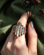 Irregular-Shaped Rock Bordering Ring