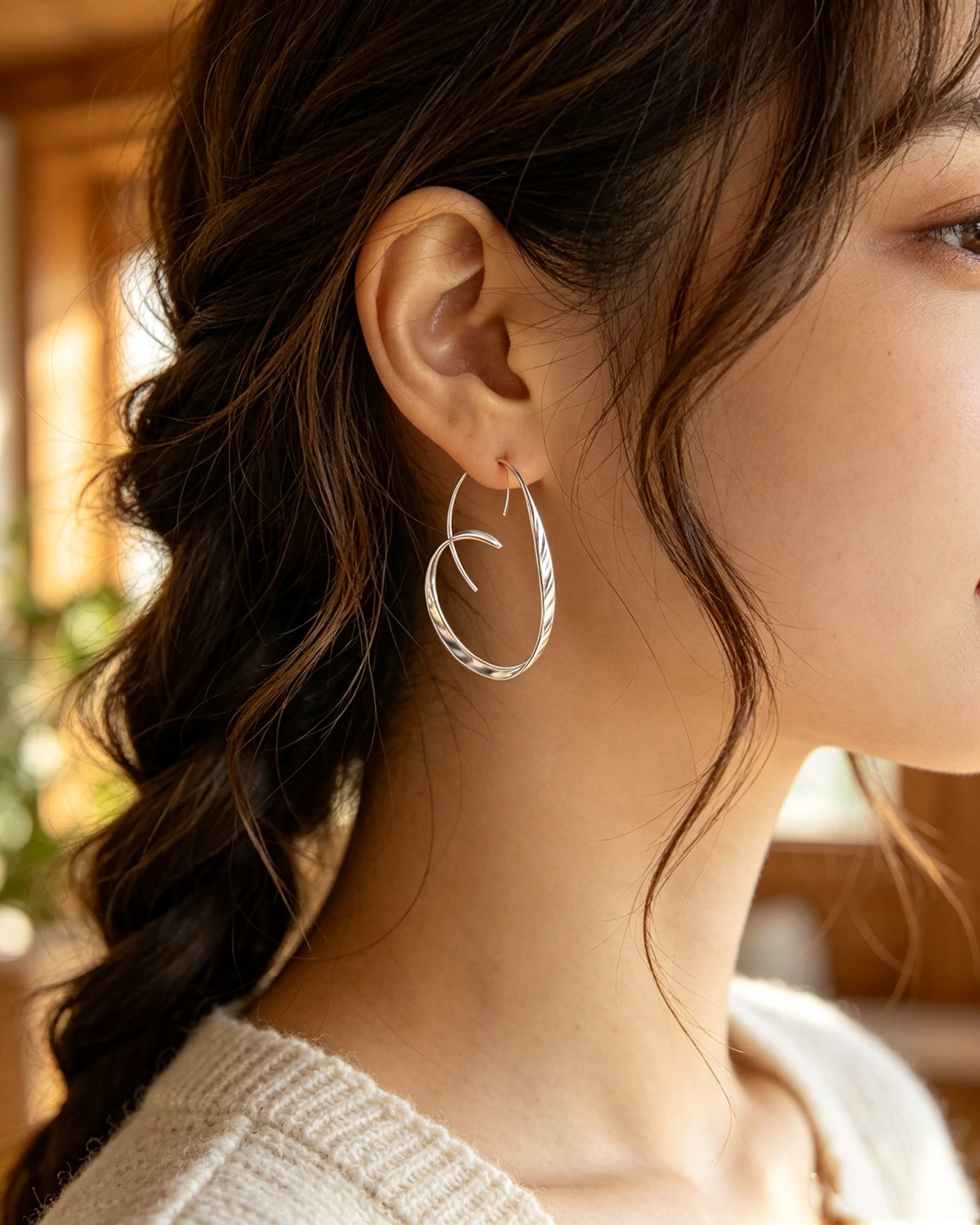 Exaggerated Geometric Irregular Earrings