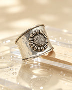 Retro Sunflower Ring