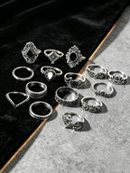 Retro Joint Ring Set