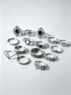 Retro Joint Ring Set