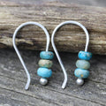 Beaded Snow Pine Earrings