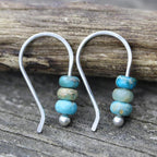Beaded Snow Pine Earrings