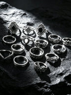 Retro Joint Ring Set