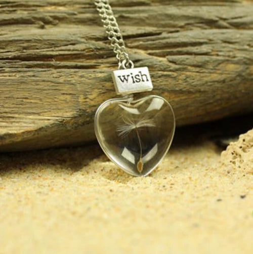Dandelion Time Gem Necklace