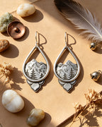 Waterdrop Mountain Forest Earring