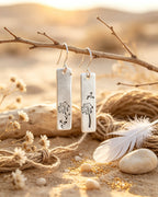 Long-Style Dandelion Earrings