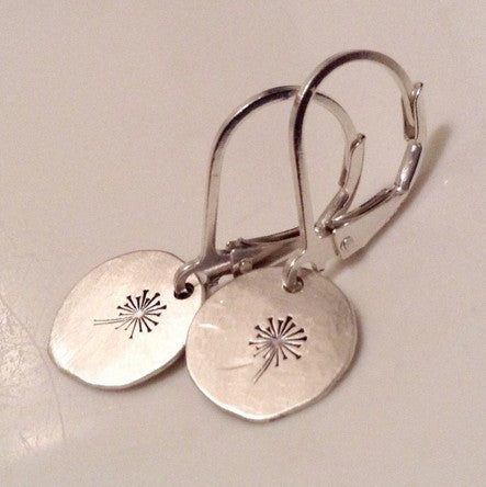 Simple Dandelion Earrings