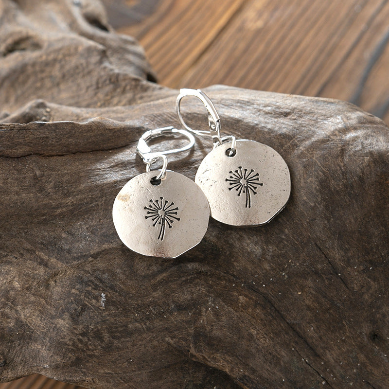 Simple Dandelion Earrings