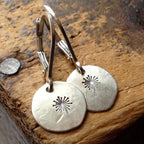Simple Dandelion Earrings