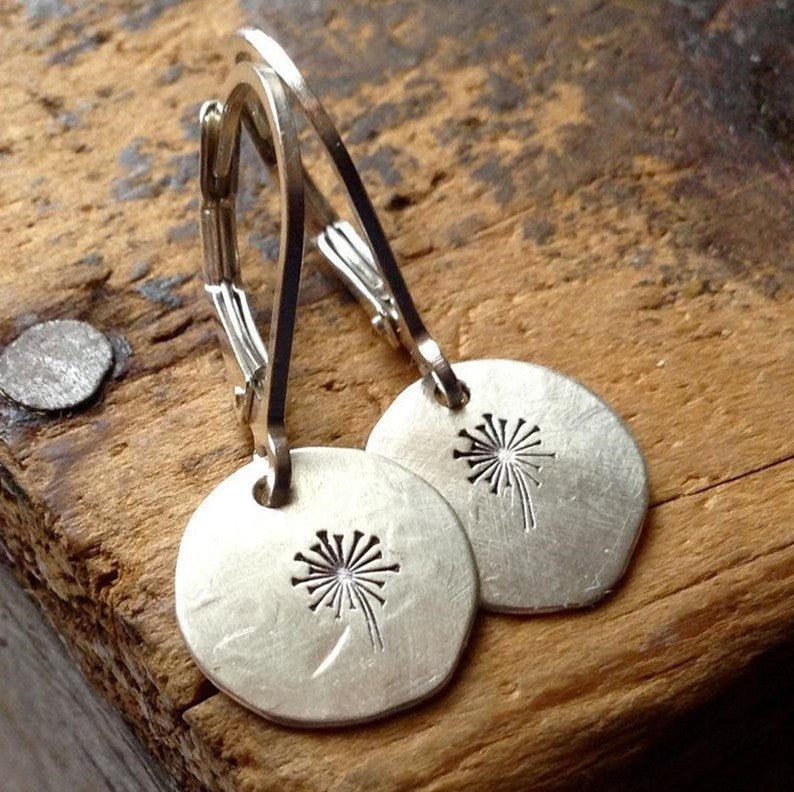 Simple Dandelion Earrings