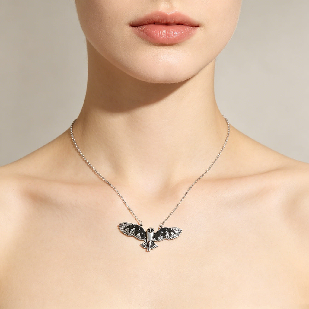 Retro Owl Necklace