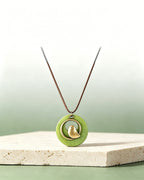 Wooden Bird Pendant Necklace