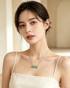 One-Piece Turquoise Necklace