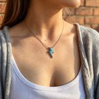 Turquoise Lightning Lendant Necklace