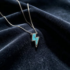 Turquoise Lightning Lendant Necklace