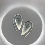 Geometric Triangular Spiral Earrings