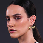 Spherical Dragonfly Long Earrings