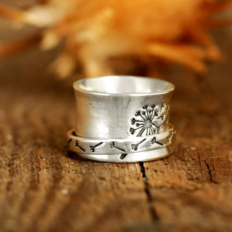 Dandelions Can Rotate Their Rings