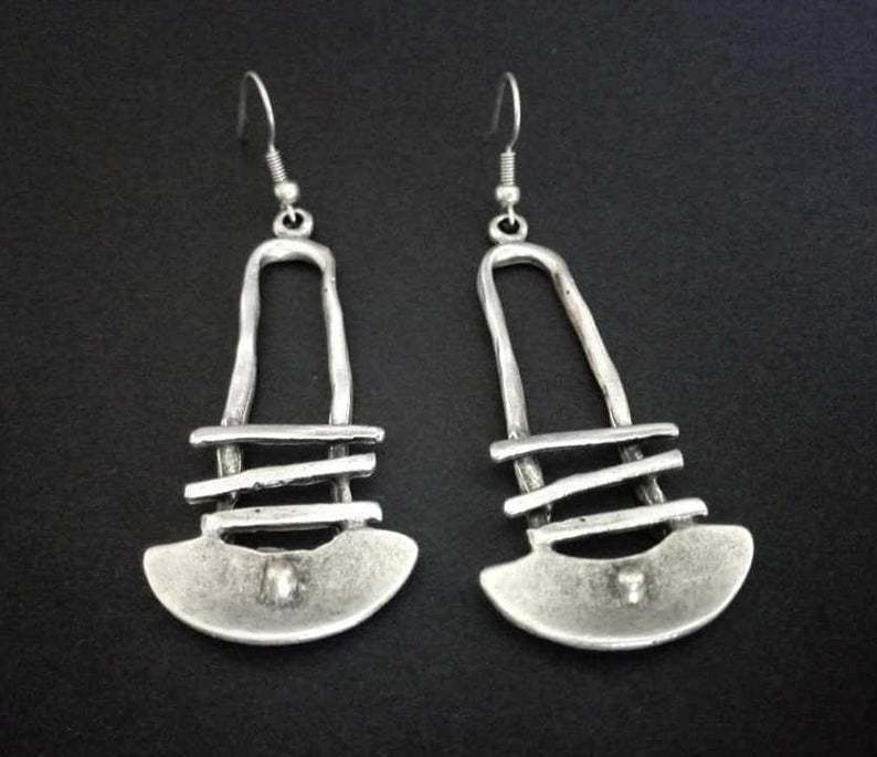 Staircase Geometric Earrings