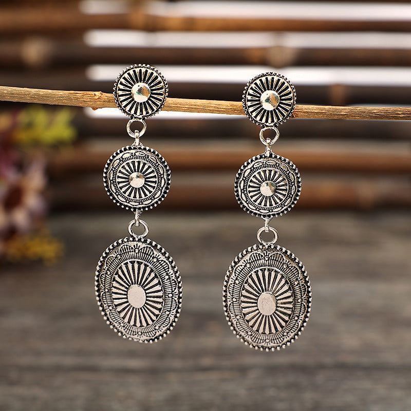 Retro Bohemian Pattern Earrings