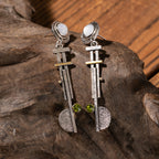 Moonstone Pearl Earrings