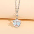Crystal Dragonfly Pendant Necklace