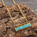 One-Piece Turquoise Necklace