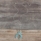 Pumpkin Flower Pendant Necklace