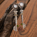 Moonstone Pearl Earrings