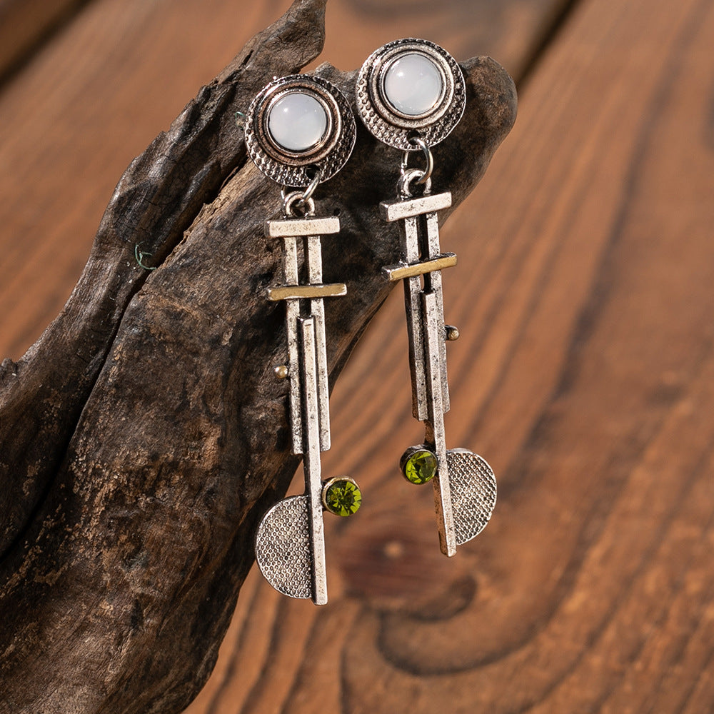 Moonstone Pearl Earrings