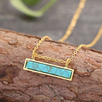 One-Piece Turquoise Necklace