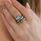 New Large Pearl Open Ring