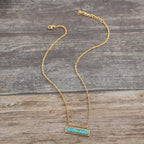 One-Piece Turquoise Necklace