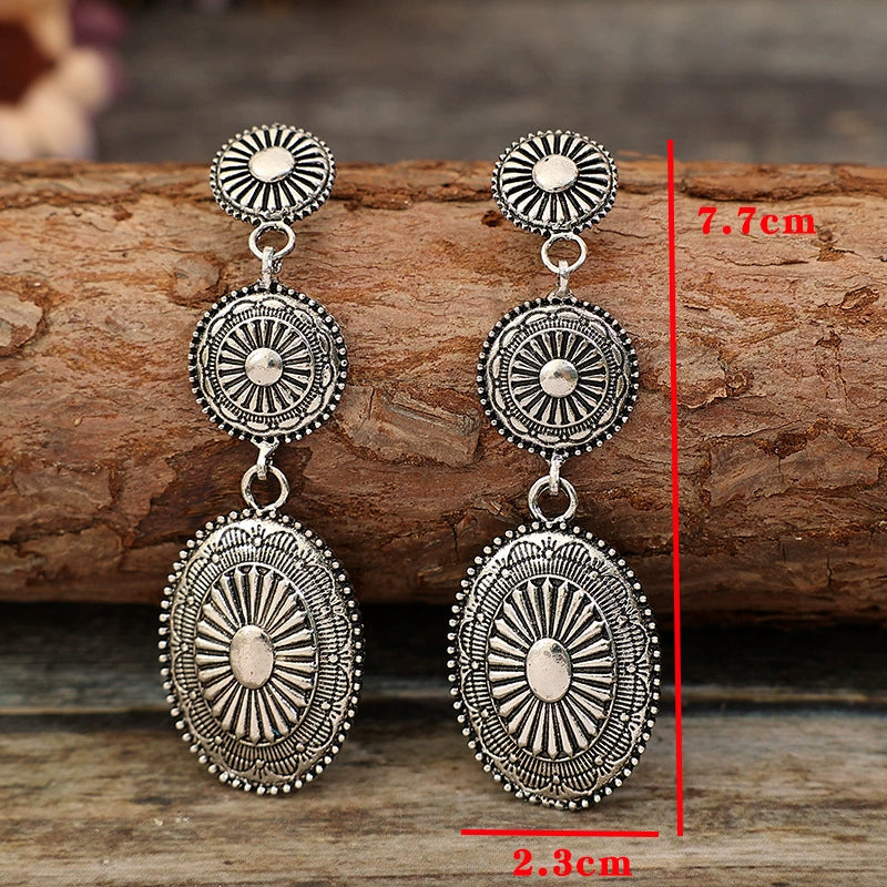 Retro Bohemian Pattern Earrings