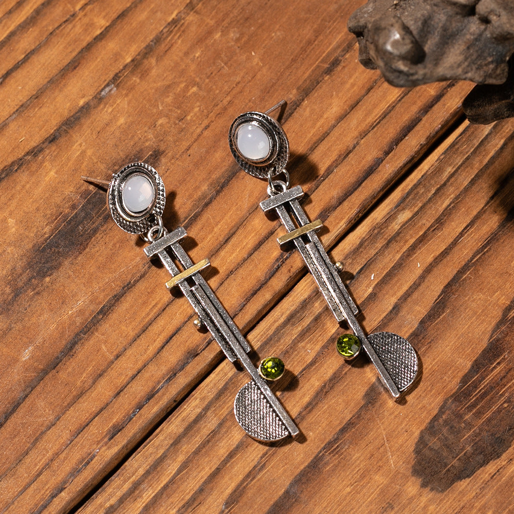 Moonstone Pearl Earrings