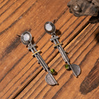 Moonstone Pearl Earrings