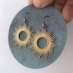 Recessed Sun Personality Earrings