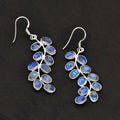 Moonstone Leaf Earrings
